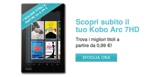 Anche in Italia in vendita da novembre 2013 i nuovi tablet Kobo